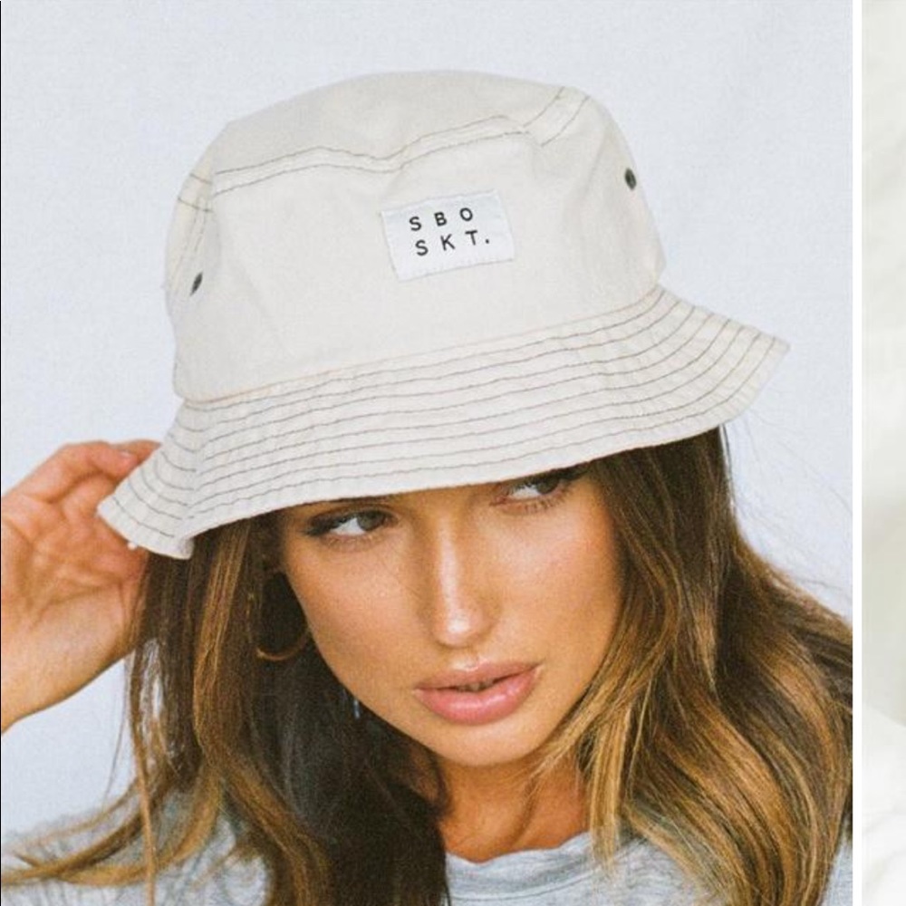 Sbo Skt Bucket Hat - Black Stitch View 2